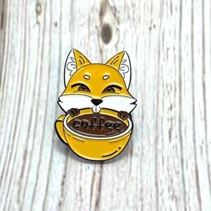 🆕 Coffee Theme Series Soft Enamel Pins Custom Cup Cats
